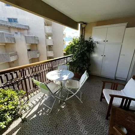 Apartment Amazing Studio In Les Pins With A Large Terrasse & Seaview Parking *